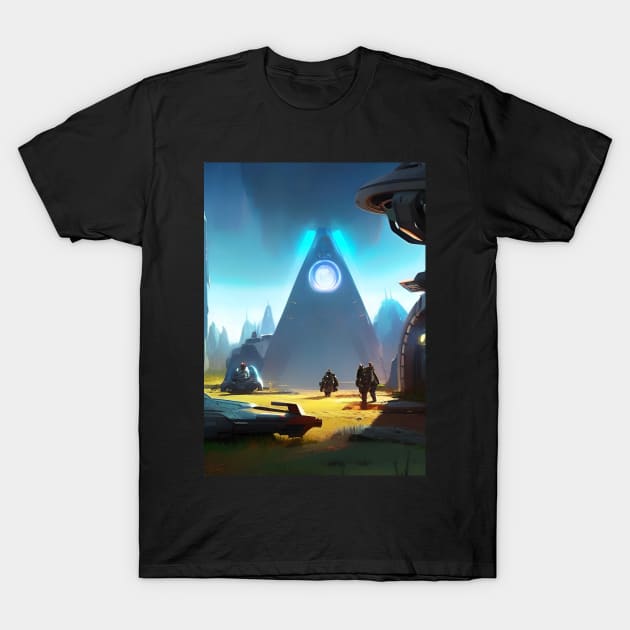 MEGA TELEPORT ACTIVATED ON PLANET SAM T-Shirt by sailorsam1805